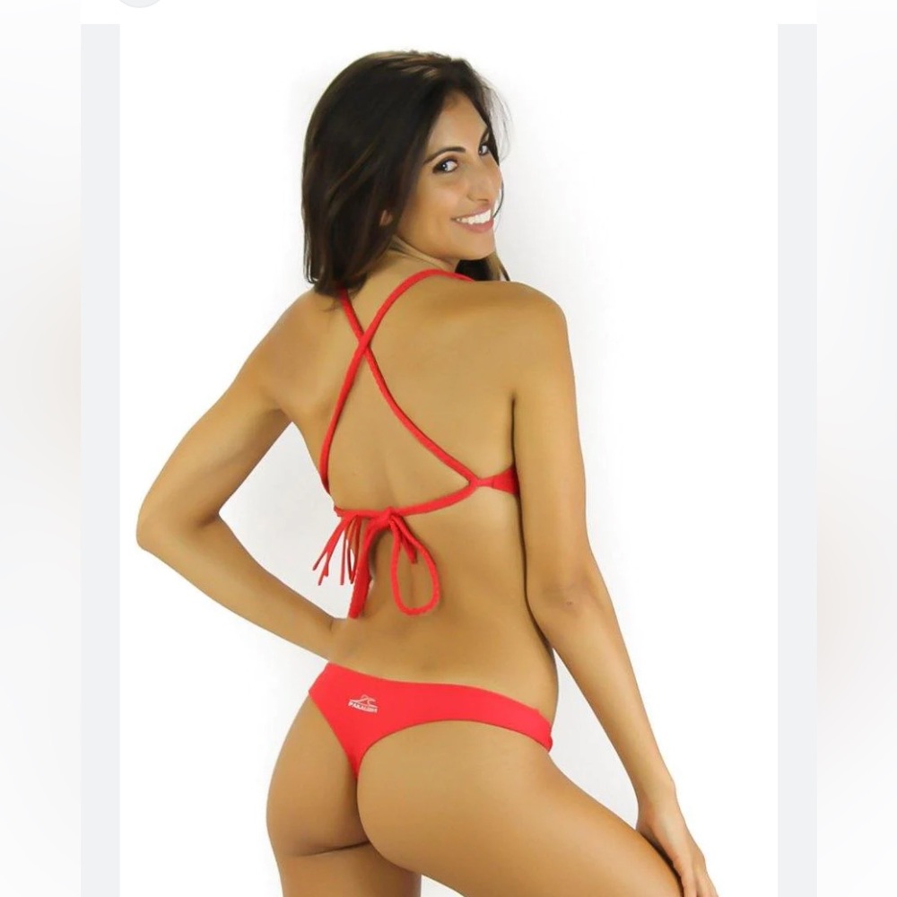 Pakaloha red bikini bottoms